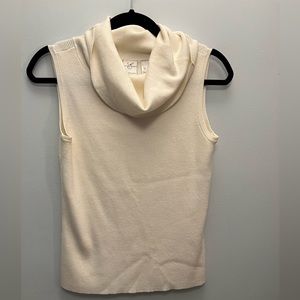 NWOT Cowl neck sleeveless knit  top